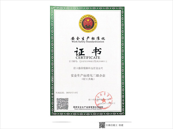 安全生產(chǎn)標(biāo)準(zhǔn)化